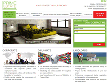 Tablet Screenshot of primeestate.hu